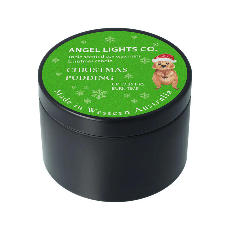 Christmas Mini Candle - Christmas Pudding - Angel Lights Co