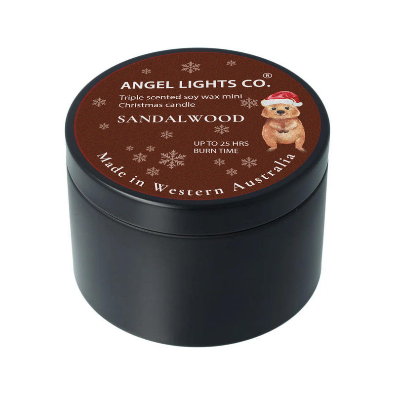 Christmas Mini Candle - Sandalwood - Angel Lights Co