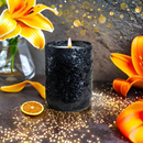 Glitter | Limited Edition Cosmos Blood Orange Scented Soy Candle - Angel Lights Co