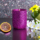 Glitter | Limited Edition Cosmos Blood Orange Scented Soy Candle - Angel Lights Co