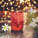 Glitter | Limited Edition Cosmos Blood Orange Scented Soy Candle - Angel Lights Co