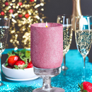 Glitter | Limited Edition Starlight Champagne & Strawberries Scented Soy Candle - Angel Lights Co