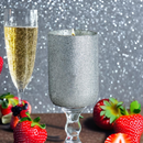 Glitter | Limited Edition Starlight Champagne & Strawberries Scented Soy Candle - Angel Lights Co