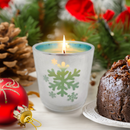 Christmas Pudding Scented Christmas Candle - Angel Lights Co