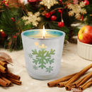 Cinnamon Apple Christmas Candle | Snowflake - Angel Lights Co