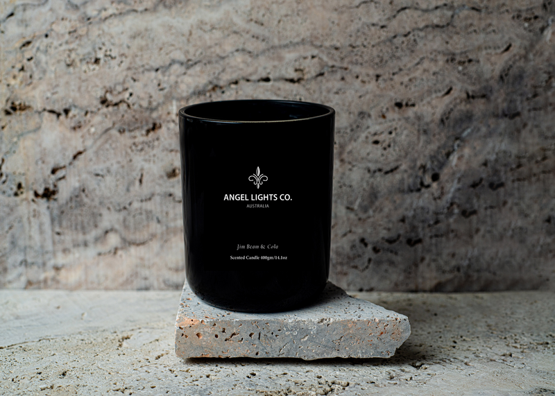 400gm Jim Beam and Cola Type Scented Soy Candle | Angel Lights Co.