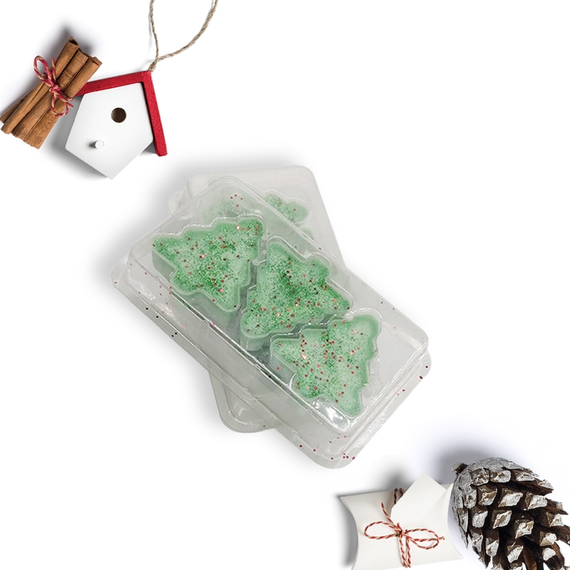 60gm Christmas Tree Fir Balsam Scented  Christmas Soy Wax Melts | Angel-Lights-Co