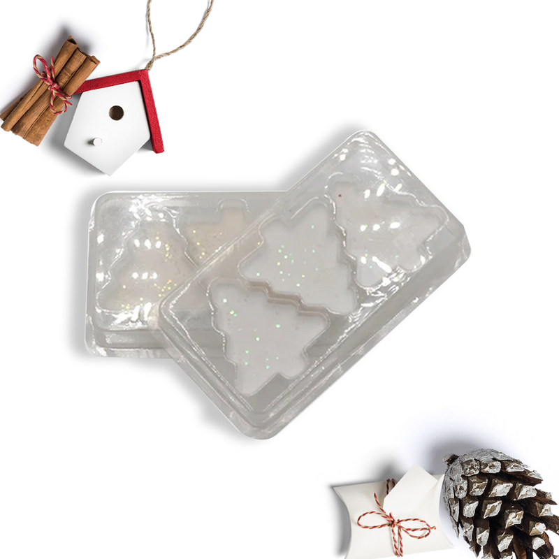 60gm Christmas Tree Lemon Lavender Scented Wax Melts | Angel-Lights-Co