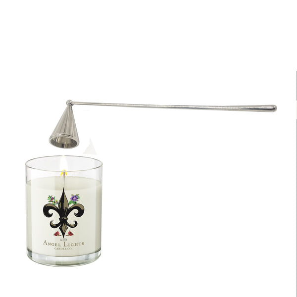 30cm Chrome Candle Snuffer | Angel lights Co.