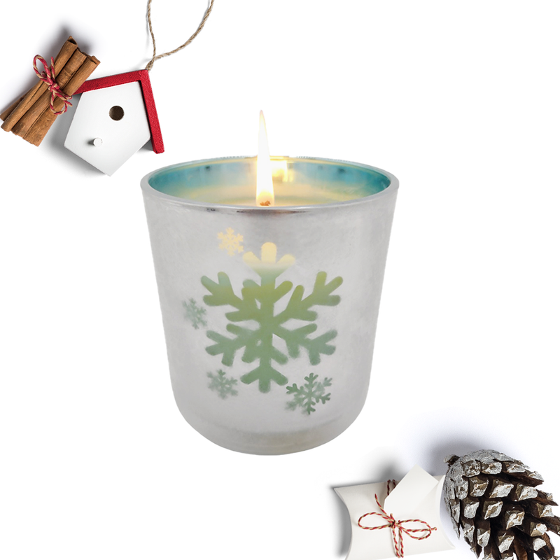 Christmas Candles | Christmas Snowflake | Angel Lights Co.